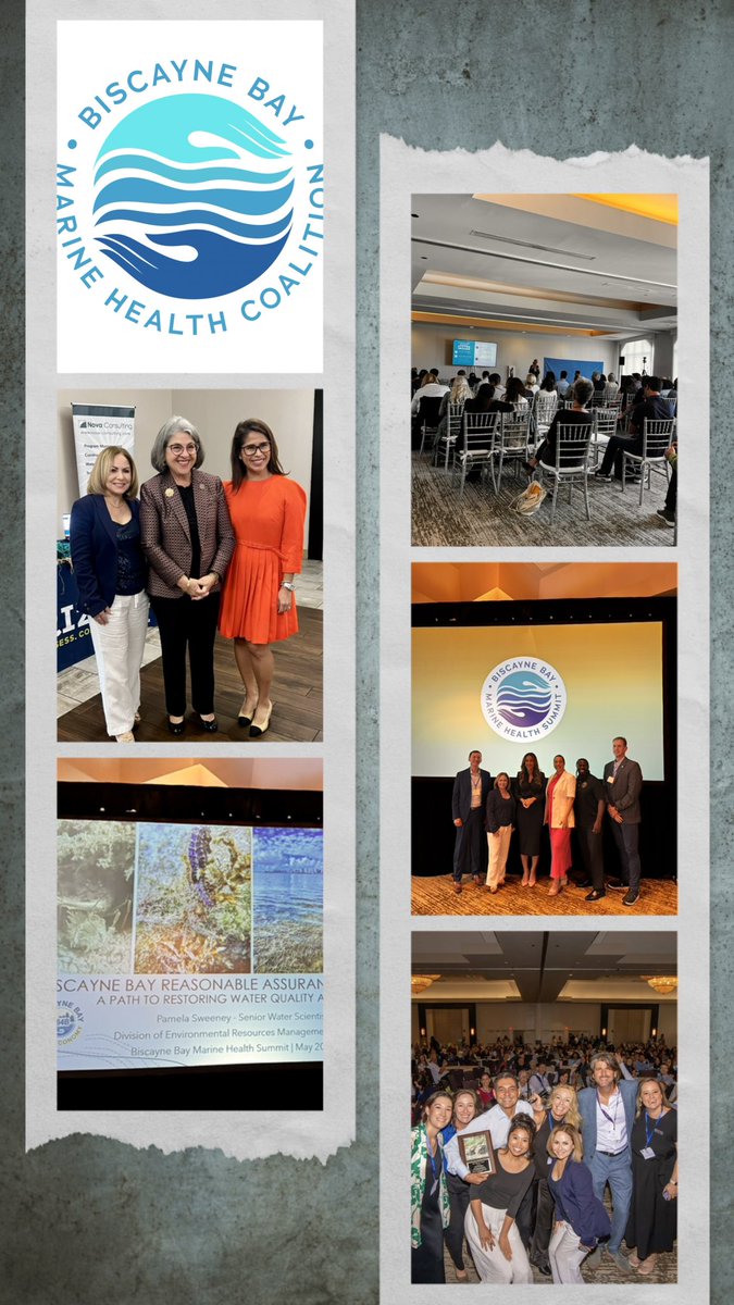 Highlights from the 2024 @Biscayne_Summit We had an overwhelming attendance of over 500 attendees and prominent community leaders committed to improving the health of our blue heart #BiscayneBay. The work continues…💙