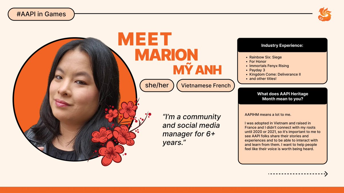 ProjectAWR's tweet image. Marion My Anh (@marion_myanh): &quot;I have been a community and social media manager for 6+ years, and I have created and co-founded Project AWR.&quot;

#AAPIHM #AAPIInGames