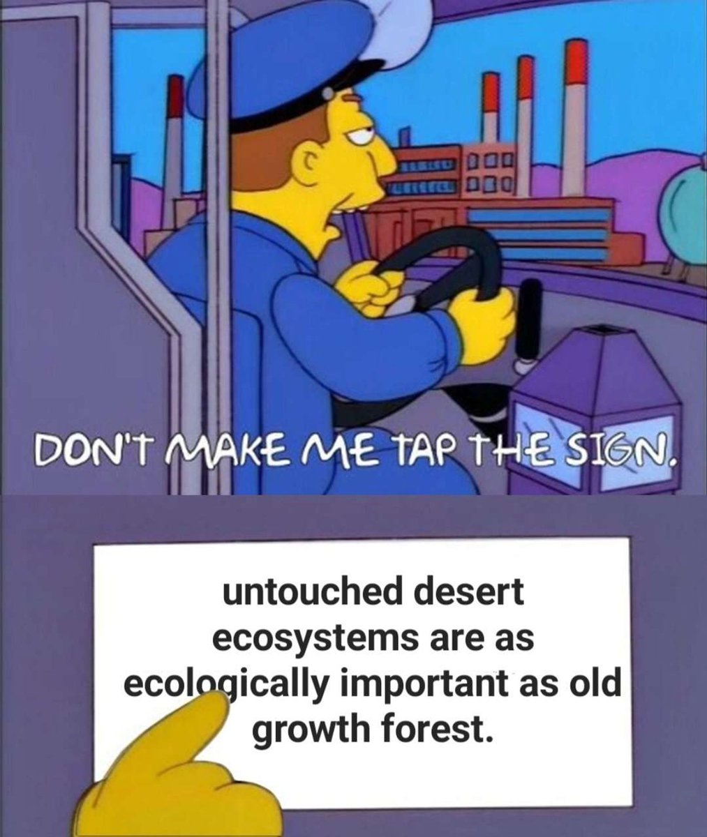 Deserts are good, actually