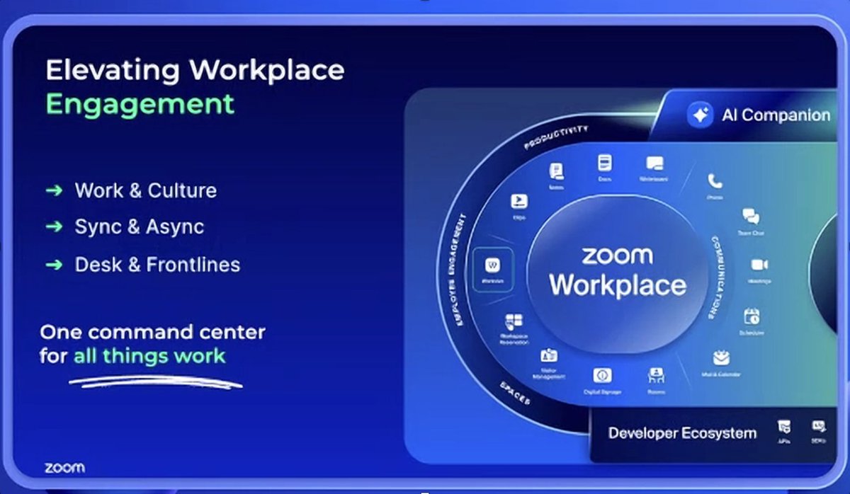 .@Zoom says Employee experience is the new frontier in #UCaaS - I couldn't agree more. #ZoomPerspectives2024