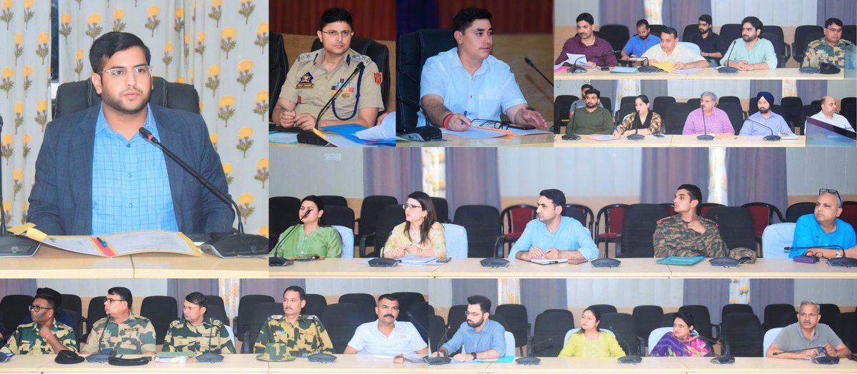 DC Samba, Abhishek Sharma directs SDM's to convene meetings at sub division level and also conduct random checking of medicine shops and ensure proper installation of CCTV cameras and computerized billing to curb the drug abuse in the district @Abhi1shrma @dcsambaoffice