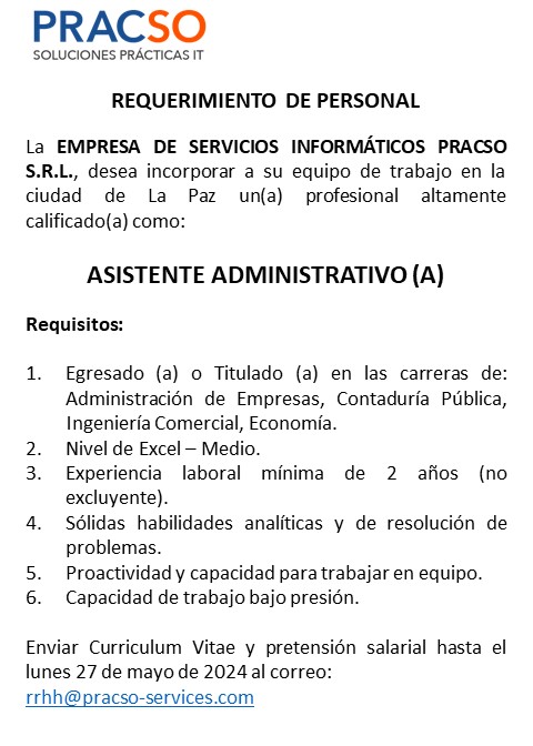pracso_services's tweet photo. Qué esperas te estamos buscando https://t.co/DeEBUyB9HK