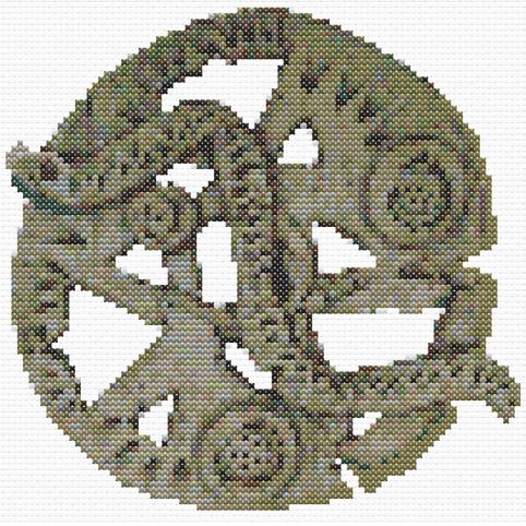 Art of the Day: 'Gray Rune Cross Stitch Instruction'. Buy at: ArtPal.com/crossstitchdk?…