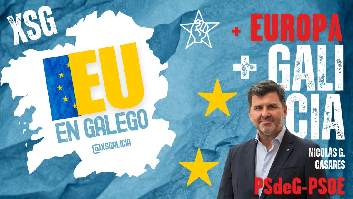 🌹Gracias aos compañeirxs de @XSGalicia por lanzar hoxe a súa campaña para ás Europeas do 9 de xuño. Contar con vos é un grande apoio. Adiante! #MáisEuropa #MásEuropa