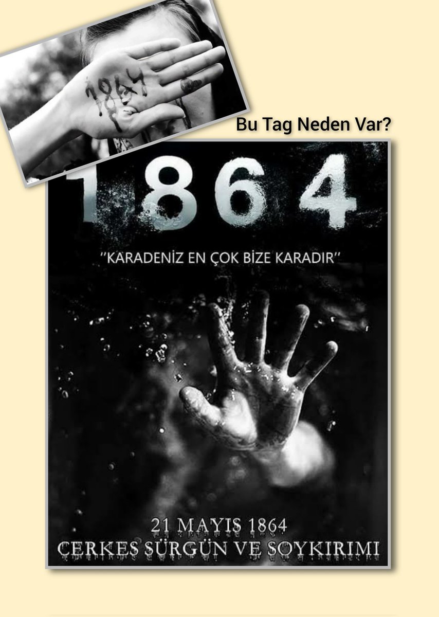 (Çerkes) X'teki bu başlık; Çerkes sürgünü ya da Çerkes katliamı olarak bilinen olayın 160. yıl dönümü olması sebebiyle oluşmuştur. 21 Mayıs 1864'te başlayan olaylarda, Çarlık Rusyası yaklaşık 1 buçuk milyon Çerkes'i Kafkaslardan sürgün etti. 500 bine yakını hayatını kaybetti.