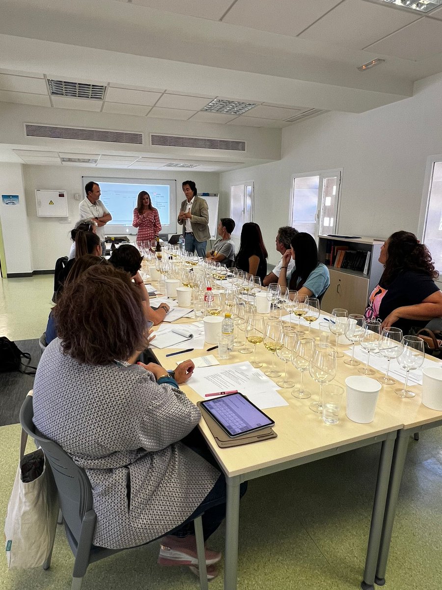 El Madrugador acoge la asignatura “Cuéntame un vino” de <a href="/Masternam3/">Masterñam</a>.

👉La Gerente del IEDT, <a href="/NausikaBot/">Nausika Botamino Gar</a>, y el Director del Másterñam de la <a href="/univcadiz/">Universidad de Cádiz</a>, José Berasaluce, intervienen en esta sesión que imparte el profesor Víctor Palacios.