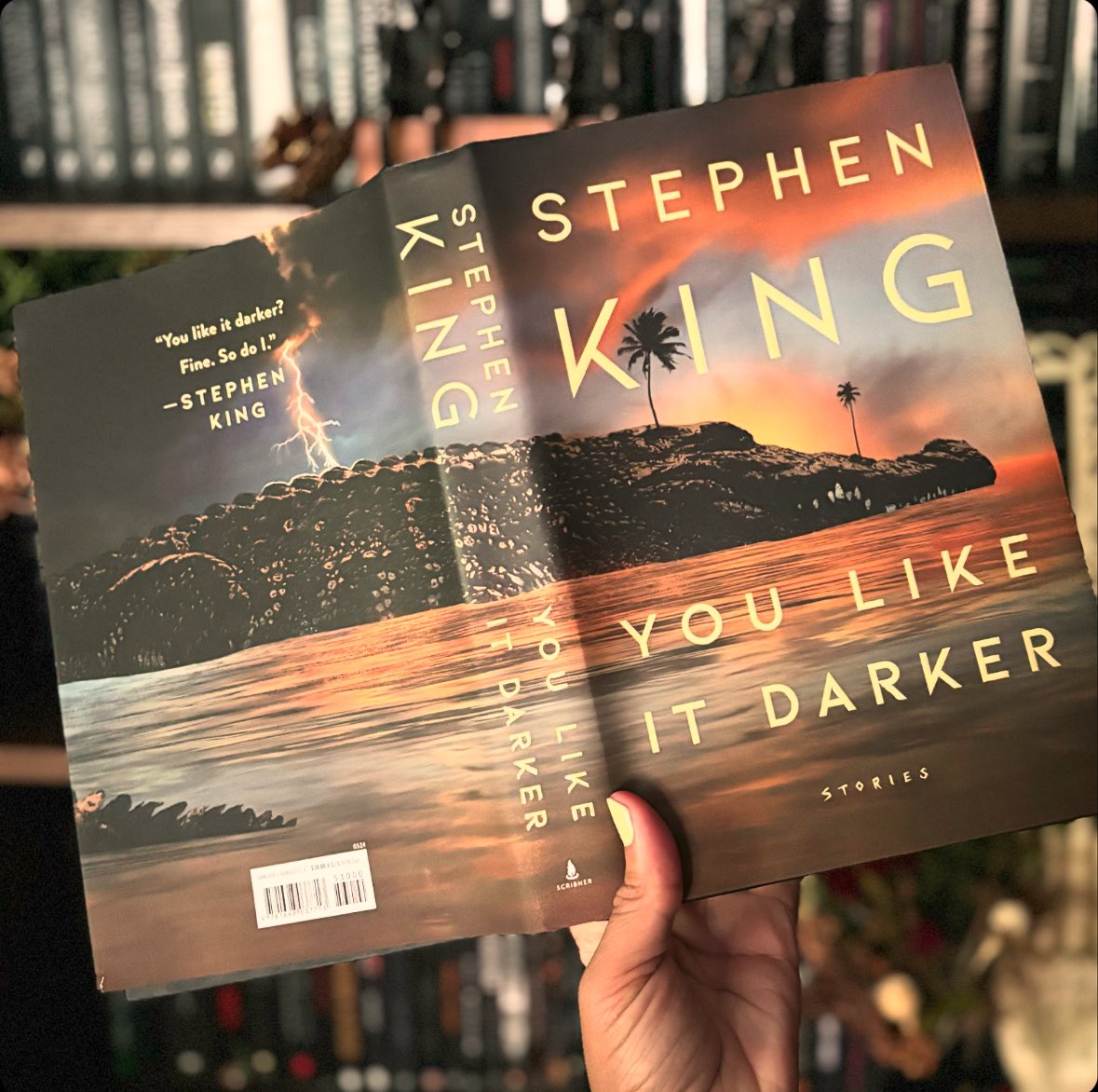 Nina James (she/her) (@ninabobiina) on Twitter photo #HappyReleaseDay to <a href="/StephenKing/">Stephen King</a> ‘s newest short story collection YOU LIKE IT DARKER! I’m ready for this to be the read of the (scary) summer!!! ✨🙌🏽 (Yes, that is a Stephen King bookmark from <a href="/astrangerdream_/">A Stranger Dream</a> that I’m using for this very occasion)! #HappyReleaseDay to <a href="/StephenKing/">Stephen King</a> ‘s newest short story collection YOU LIKE IT DARKER! I’m ready for this to be the read of the (scary) summer!!! ✨🙌🏽 (Yes, that is a Stephen King bookmark from <a href="/astrangerdream_/">A Stranger Dream</a> that I’m using for this very occasion)!