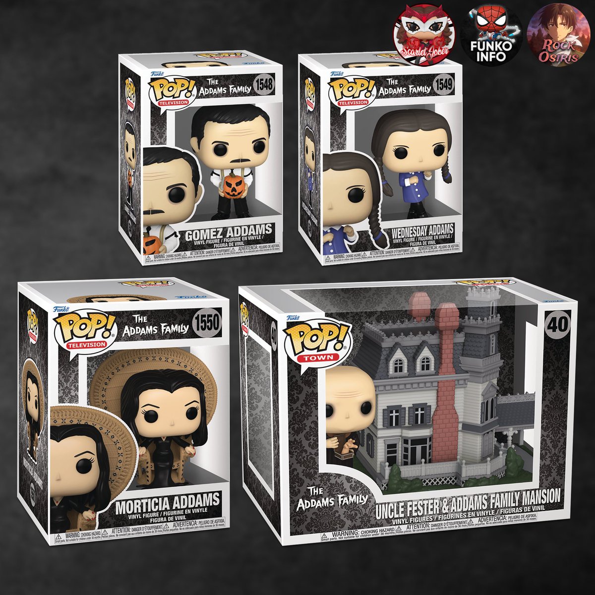 First look! Addams Family Funko POPs! Going live at the links below this week ~ thanks @funkoinfo_ ~ EE ~ fnkpp.com/Drop Amzn ~ fnkpp.com/Amzn MHS ~ fnkpp.com/MH #Ad #AddamsFamily #FPN #FunkoPOPNews #Funko #POP #POPVinyl #FunkoPOP #FunkoSoda