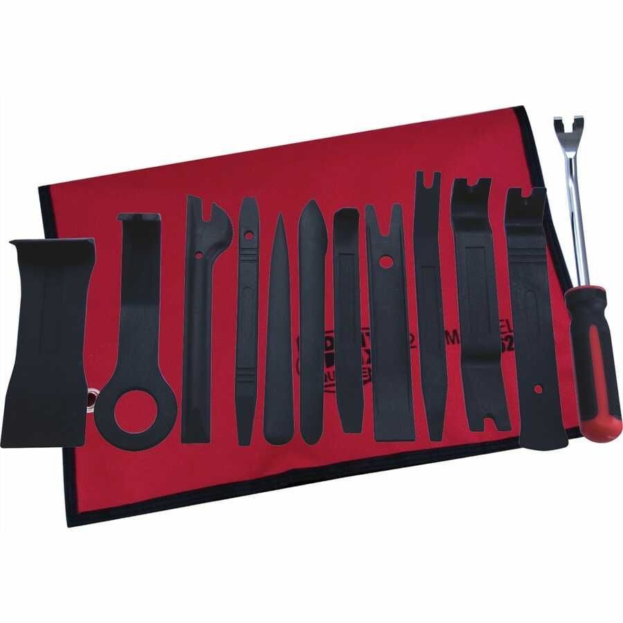 toolsource's tweet image. 🚗✨ Upgrade your trim removal game with the 12-Pc Trim Panel Popper Set! Double-sided tools and a heavy-duty clip remover make interior and exterior trim work easy. Comes in a durable pouch.

🔗  buff.ly/3VaKu7u 

#CarCare #DIYTools #Toolsource #TrimRemoval #AutoRepair