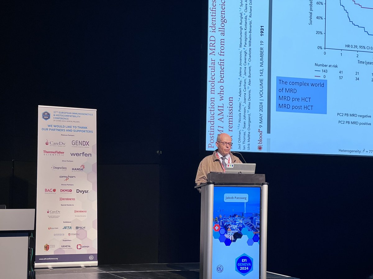 EFI_Conference #EFI2025 (@conferenceefi) on Twitter photo Just wrapped up Plenary Session II: Hematopoietic stem cell transplantation.
A huge thank to our esteemed speakers: Jรกkob Passweg, Catherine Thieblemont, and Federico Simonetta for their insightful presentations. ๐คฉ
#EFI2024 #immunogenetics #plenarysession #healthinnovation Just wrapped up Plenary Session II: Hematopoietic stem cell transplantation.
A huge thank to our esteemed speakers: Jรกkob Passweg, Catherine Thieblemont, and Federico Simonetta for their insightful presentations. ๐คฉ
#EFI2024 #immunogenetics #plenarysession #healthinnovation