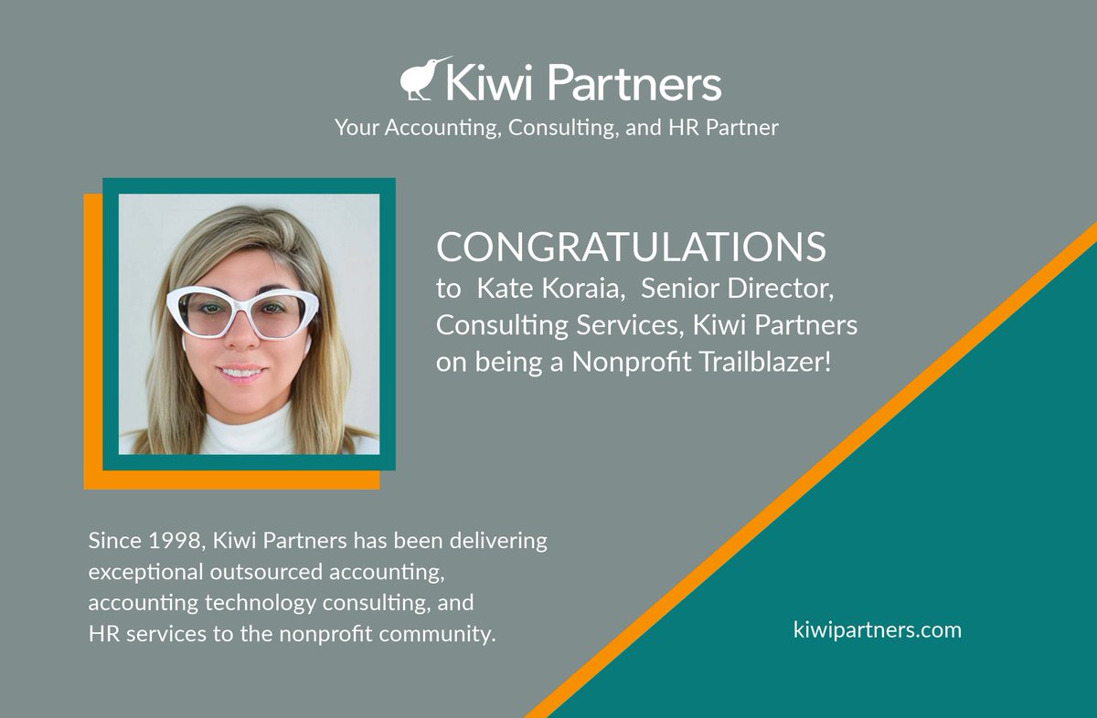 Congratulations Kate Koraia, Sr. Director of Consulting Services at Kiwi Partners on being recognized as a Nonprofit Trailblazer by City &amp; State New York and <a href="/NYN_media/">NYN Media</a>! #nonprofits lnkd.in/eZwJpsFe