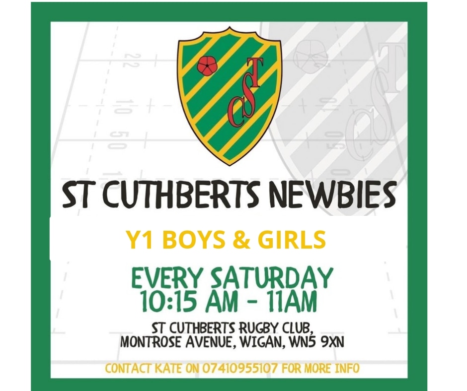 🧒 𝐖𝐒𝐂 𝐍𝐞𝐰𝐛𝐢𝐞𝐬 🧒
𝐒𝐭𝐚𝐫𝐭𝐢𝐧𝐠 𝐒𝐚𝐭𝐮𝐫𝐝𝐚𝐲 𝟏𝐬𝐭 𝐉𝐮𝐧𝐞
Is your little one in School Year Y1?
Do the love Rugby League?
Bring them down to St Cuthberts Playing Fields on Saturday 1st June at 10:15 for their first WSC Newbies training session
💚💛 #wscnewbies