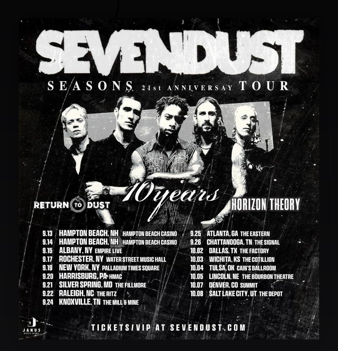 Sevendust and Nothing More announce new tours