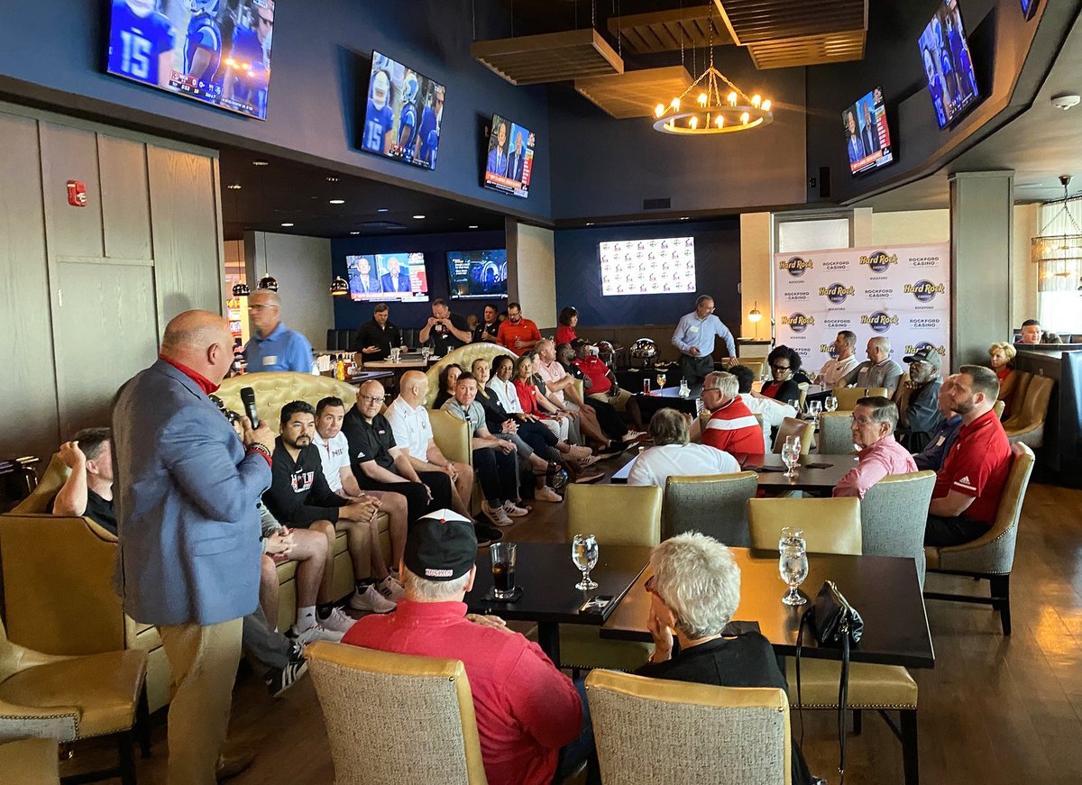 Two weeks out ‼️ NIU alumni, fans and friends are invited to join Sean T. Frazier and NIU Athletics head coaches for our annual Summer Circuit. Chat with coaches, purchase season tickets, and win raffle prizes! 🔗 bit.ly/3QTSwPf #GoHuskies