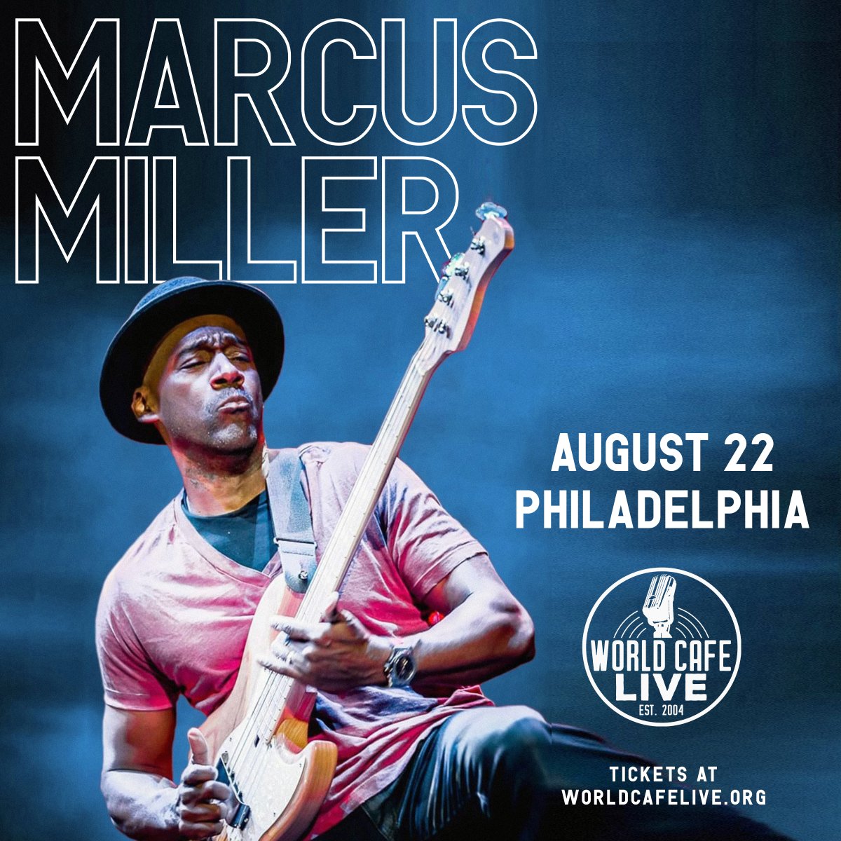 *Just Announced* Legendary Grammy-award winning jazz bassist @MarcusMiller959 comes through Philly on August 22, surrounding the release of his new funk and R&B collaborative album 'Basement Party' 🎶 Tickets go on sale 12pm Friday: tinyurl.com/ycy4cwy3