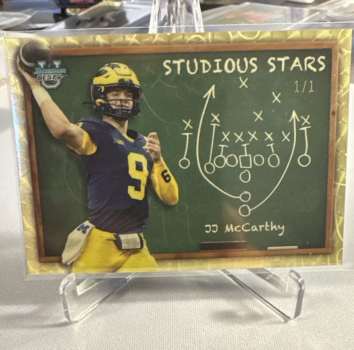 If anyone sees this card, it is very likely stolen. I purchased this card off eBay. 

It was en route to eBay authentication in Sarasota, FL. It made it to Sarasota but never to the authentication center as it was out for delivery… then “picked up from post office by individual”