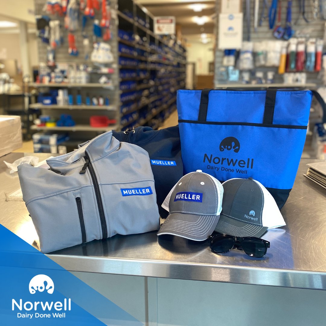 NorwellDairy's tweet photo. With our #CoolingPromo soon coming to a close we are running a #Giveaway! You could win: 
☑️1 XL Carhartt @PaulMuellerCo Sweater
☑️1 L Mueller Jacket
☑️1 Mueller hat, 1 Norwell Cooler Bag, &amp; more
To enter, Retweet this post and follow @NorwellDairy 
Closes 05/30/2024 #ontag https://t.co/EzXrkepcQC