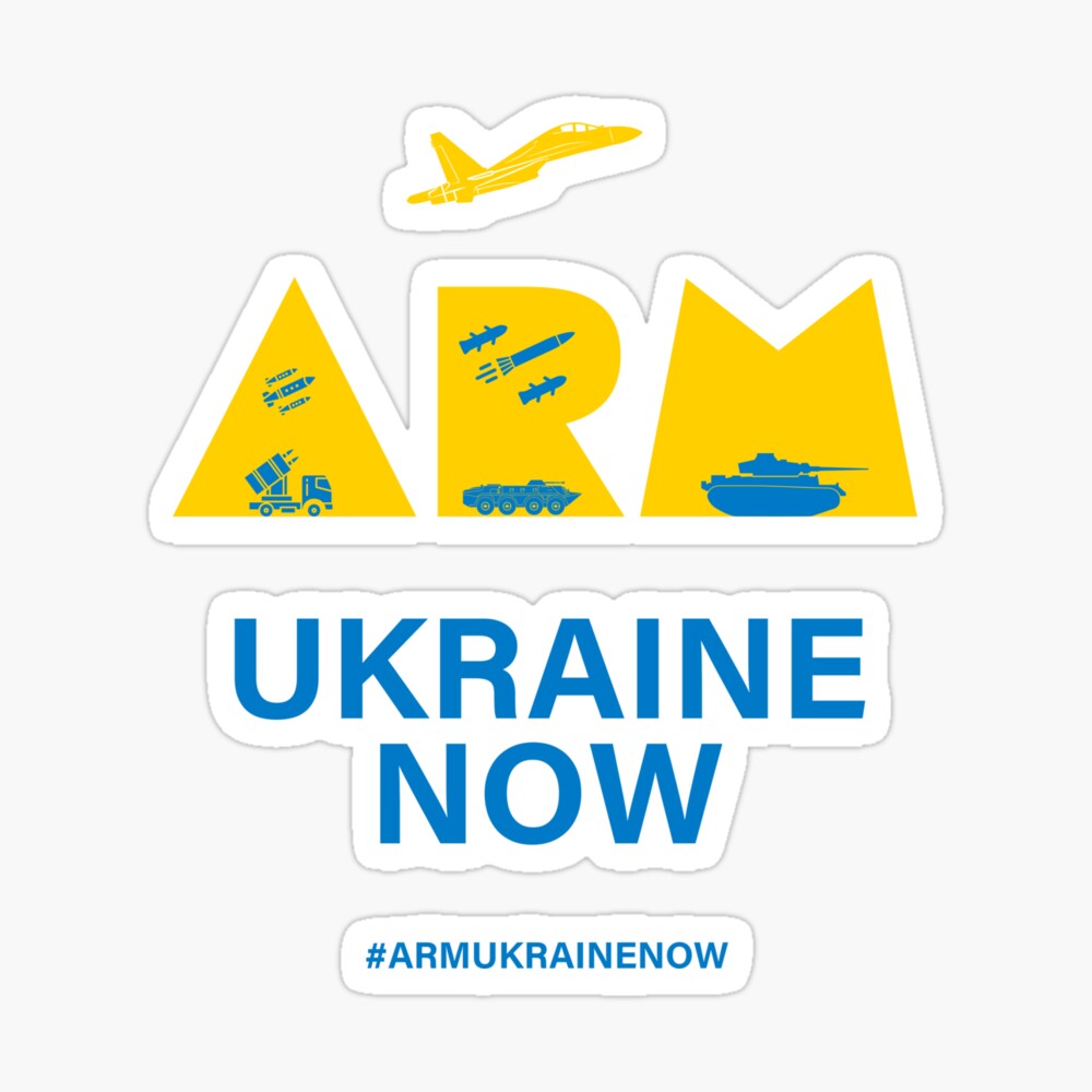 #Arm #Ukraine #Now (transparent) #Sticker

redbubble.com/i/sticker/Arm-…

#armukrainenow