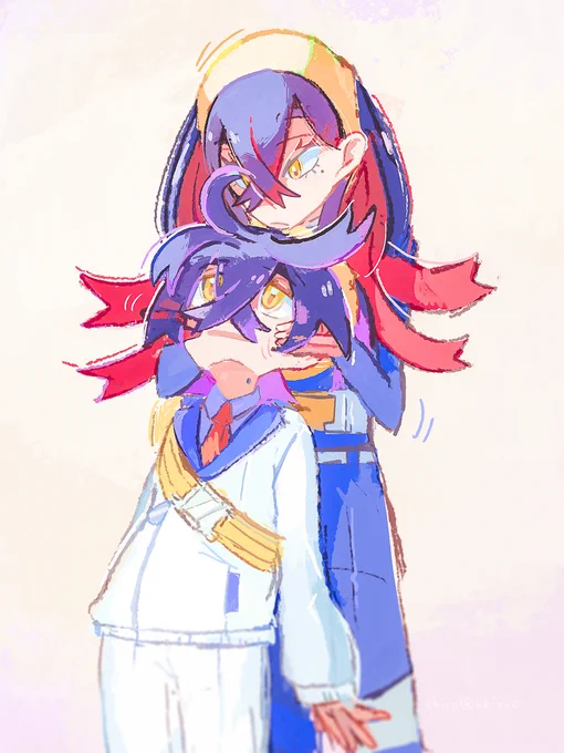 姉弟らくがき〜。ふにふに…