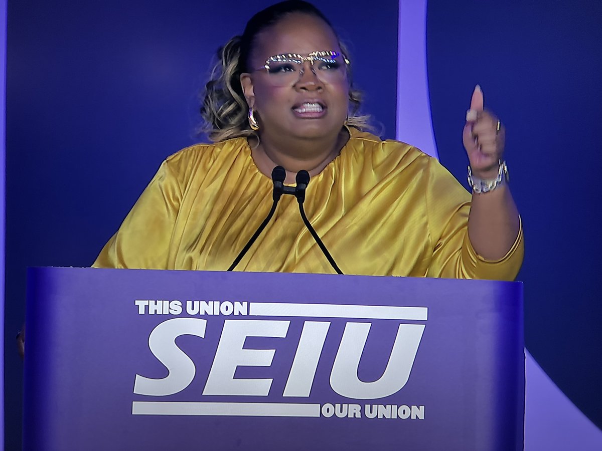“We'll fling open the doors of unions to workers who have been marginalized, overlooked, and underestimated. Because in this union, in OUR UNION, we leave no one behind.” —@aprildverrett #ThisUnion