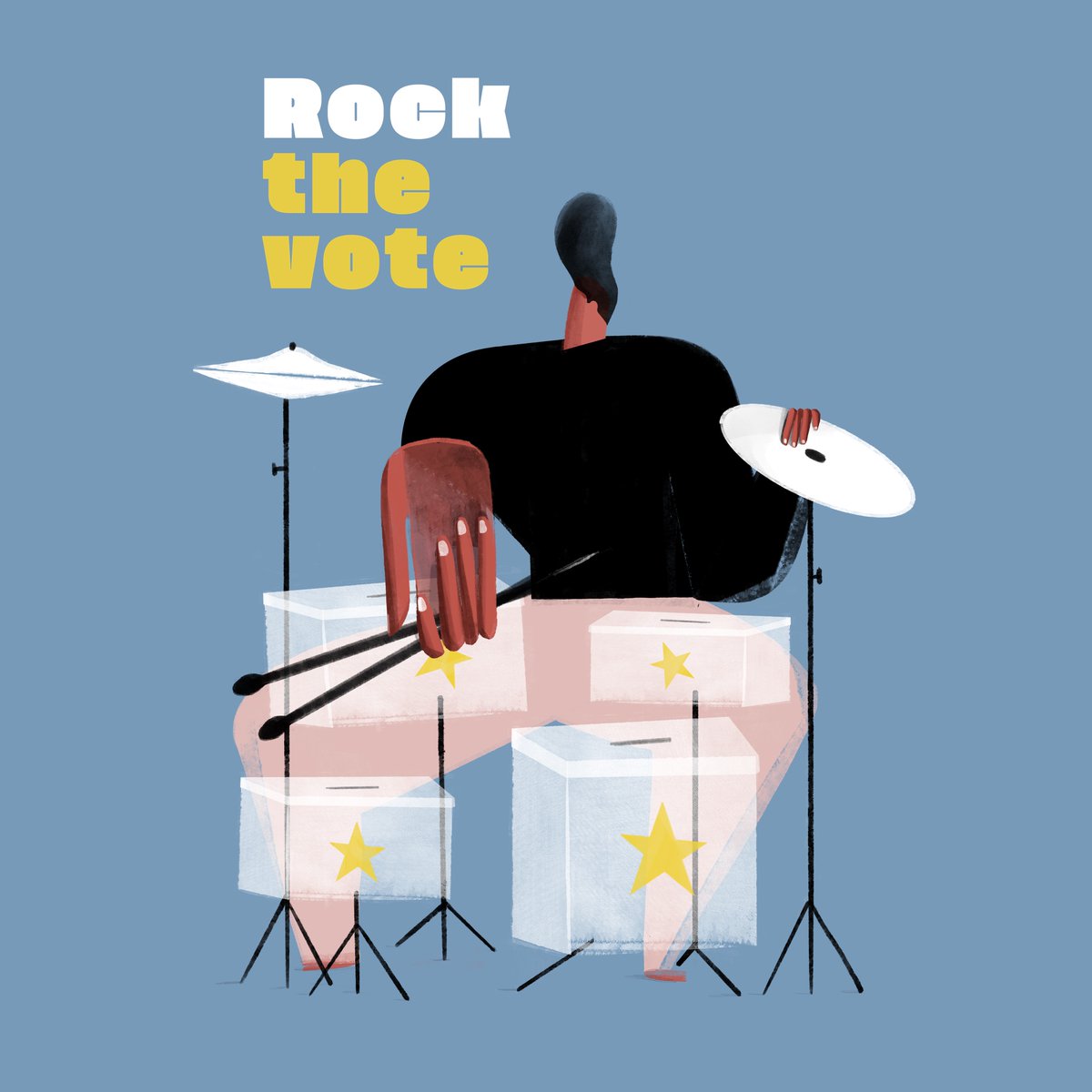 Art🎨+Democracy🗳️=AWESOME🤩🇪🇺
👉 fineacts.co/get-out

👩‍🎨Discover the Get Out &amp; Vote campaign by global nonprofit creative studio <a href="/fine_acts/">Fine Acts</a>. Share the 27 visuals, published under an open license, and help spread the message to #UseYourVote!

🖼️Pepe Serra for Fine Acts