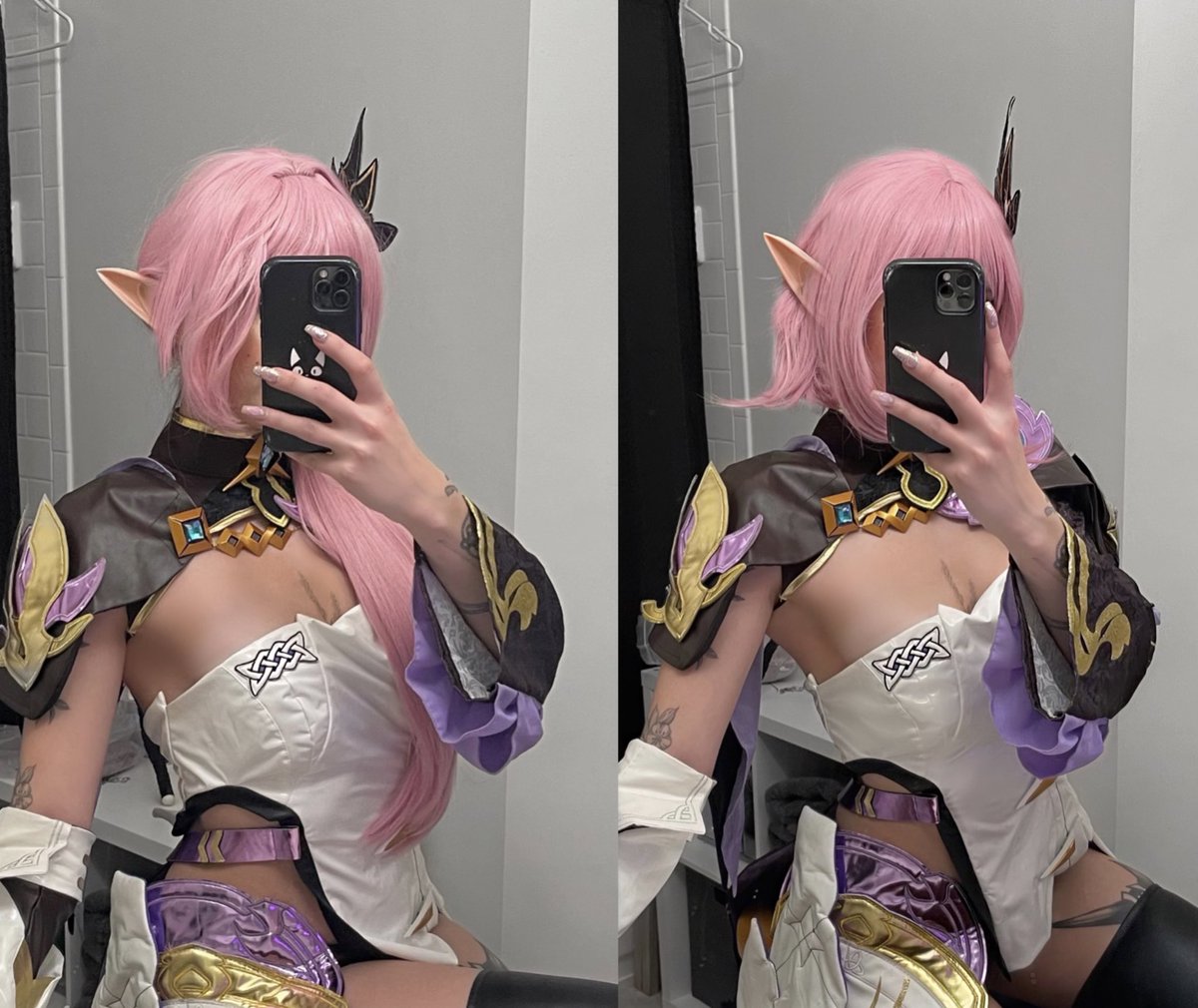 hmm, mei, which hair length suits me best? #elysia #honkaiimpact3