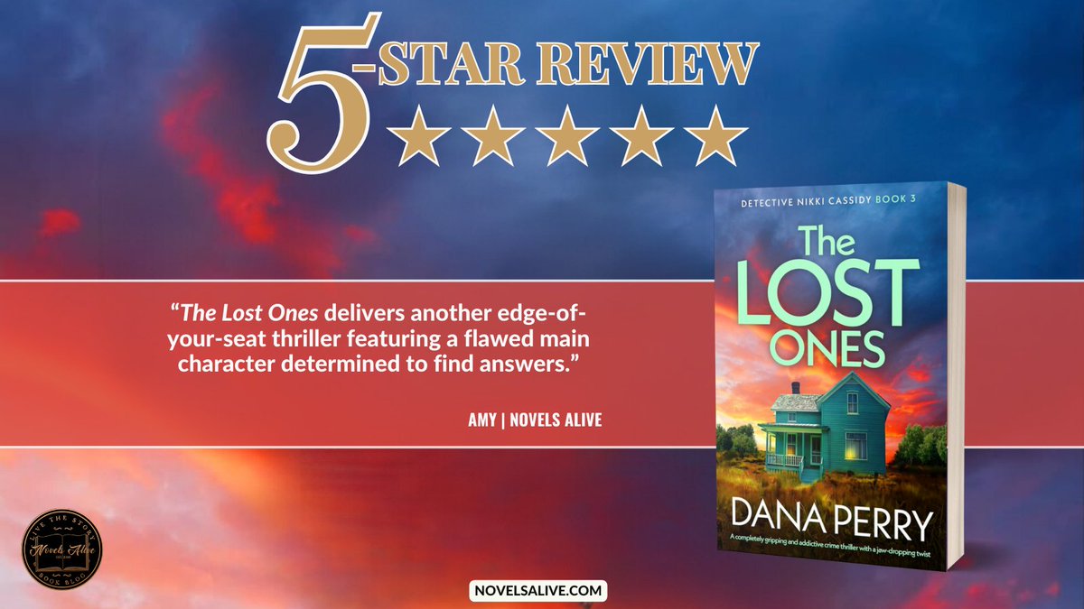 partnersincr1me's tweet photo. THE LOST ONES by @DanaPerryAuthor  'delivers another edge-of-your-seat thriller featuring a flawed main character determined to find answers.' - @novelsalive 

https://t.co/YPKmrkPho0 
#CrimeThriller #BookRecommendation #DetectiveNikkiCassidy #MysterySeries https://t.co/0KYwOQ8F5b