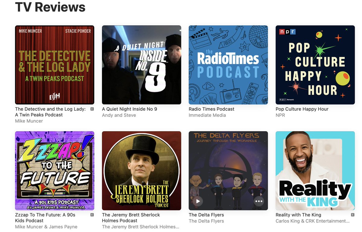 90sZzzap's tweet photo. Zzzap! to the Future is riding high in the podcast charts after our wrap up episode for the series. Along with @TheMovieMike 's new podcast on Twin Peaks with Stacie Ponder (make sure to check it out). We love to see it! https://t.co/PL1Fdc1wkc