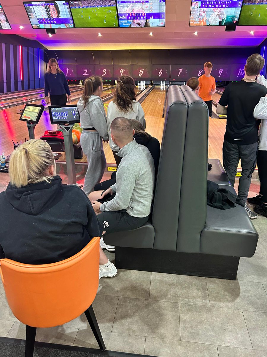 Intro session with @collective_scot using bowling as an activity to encourage conversations with researchers about their experiences and support #strike