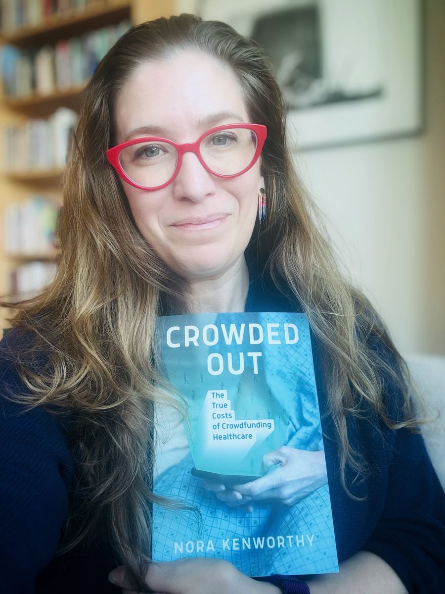 🎉🎉It's finally pub day for my book, Crowded Out! 🎉🎉 I wrote this book to help people understand what crowdfunding for healthcare is really like, but also to help us all imagine better ways to care for each other and build just health futures. penguinrandomhouse.com/books/744353/c…