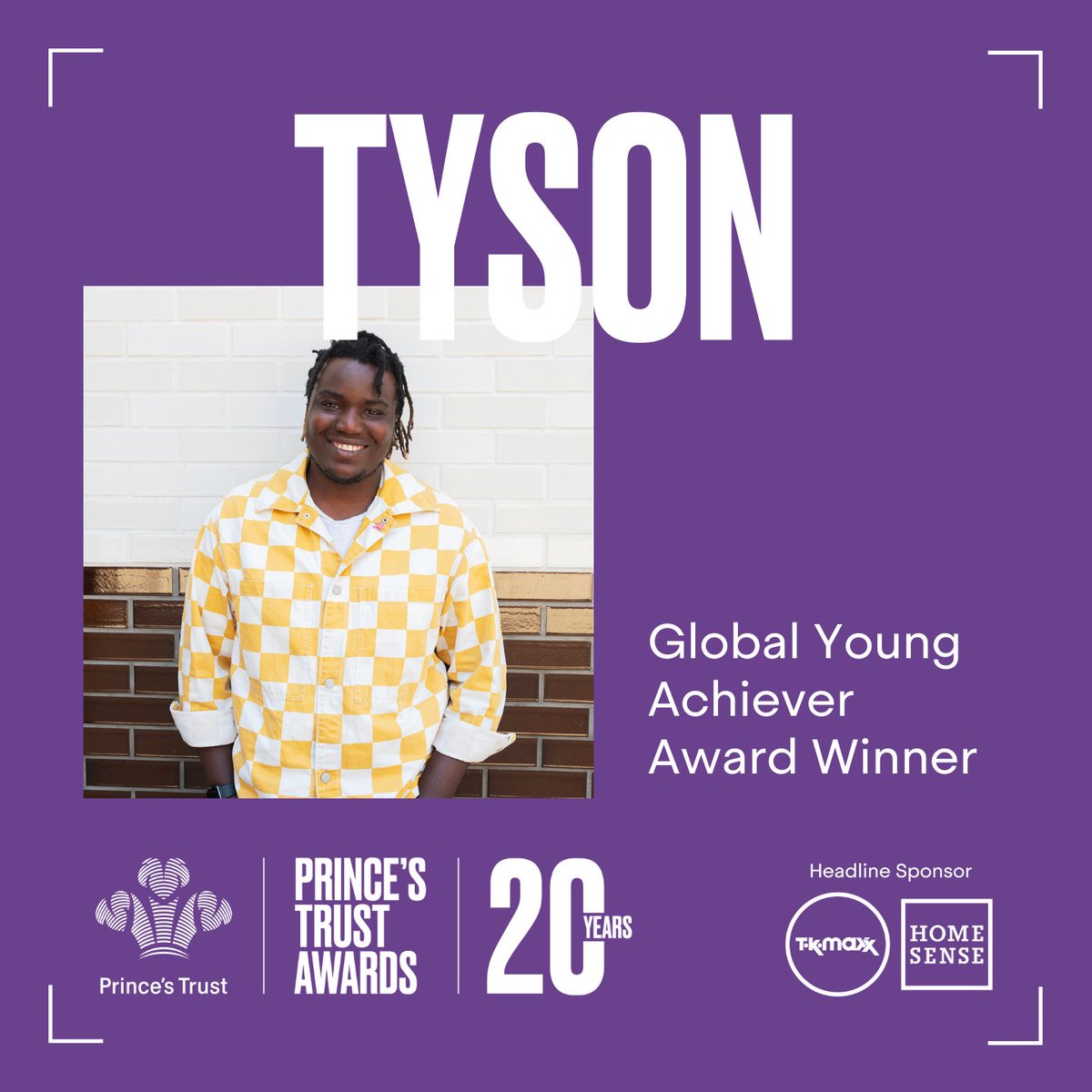 From New Zealand to our #PrincesTrustAwards stage! 🙌 Tyson is our 2024 Global Young Achiever! Supported by @KingsTrustInt, formerly Prince's Trust International, Tyson received the mentoring and grants he needed to start his own successful music production company. 👏