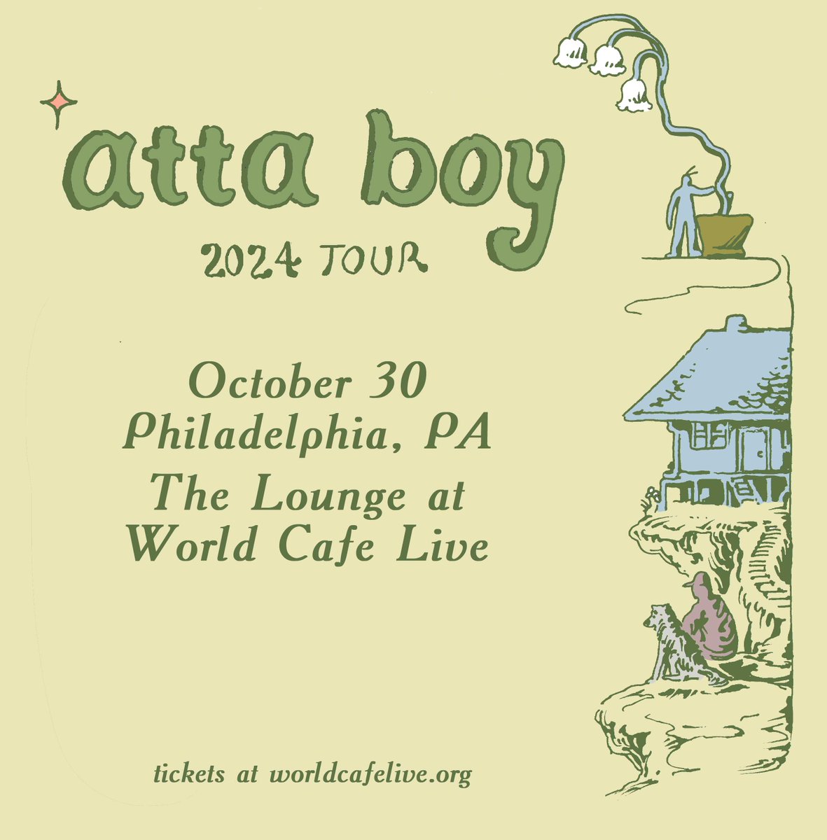 *Just Announced* LA-born pop-Americana group Atta Boy plays The Lounge on October 30! Tickets go on sale 12pm Thursday: tinyurl.com/24tbtb4x