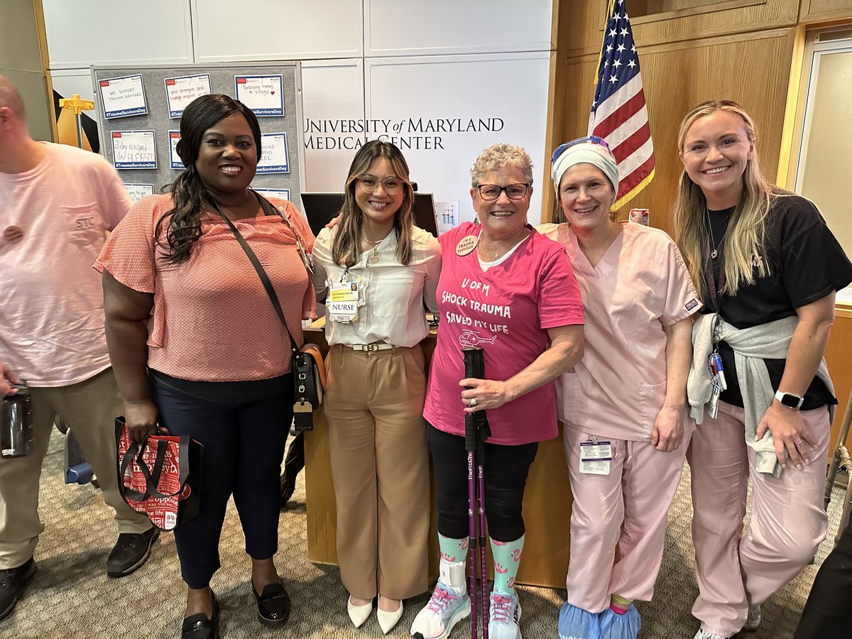 Last Wednesday, May 15th, UMMC and Shock Trauma held a National Trauma Survivors Day celebration to honor those who have survived traumatic injuries on their road to recovery. For More information on trauma recovery please visit: umms.org/ummc/health-se…
