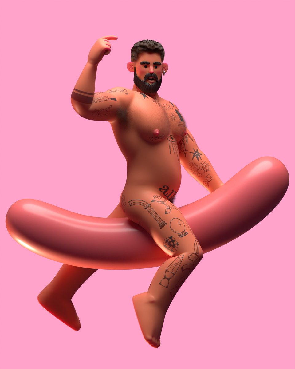 zeusvalley's tweet photo. Sausage party! 🌭🍑🍆 #gay #gayart #illustration https://t.co/ArYOVnC33n