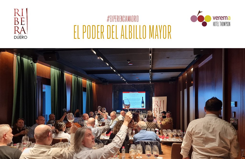 Nuestros vinos han conquistado Madrid. Gracias de nuevo a <a href="/ferratusbodegas/">Ferratus</a>, <a href="/lagarisilla/">El Lagar de Isilla</a>, <a href="/BodegasNabal/">Bodegas Nabal</a> , #bodegasfelixcallejo, <a href="/PineaWine/">Pinea.Wine</a>, <a href="/BodegasCasaRojo/">CasaRojo</a>, <a href="/dominiodelpidio/">Dominio del Pidio</a>, <a href="/DominioDeCair/">Dominio de Cair</a>, <a href="/Tr3smano/">Bodega Tr3smano</a>, @T_Luthier y <a href="/VinosIberian/">Compañía de Viñedos Iberian</a> por esta jornada y a <a href="/Verema/">Verema</a> por la organización