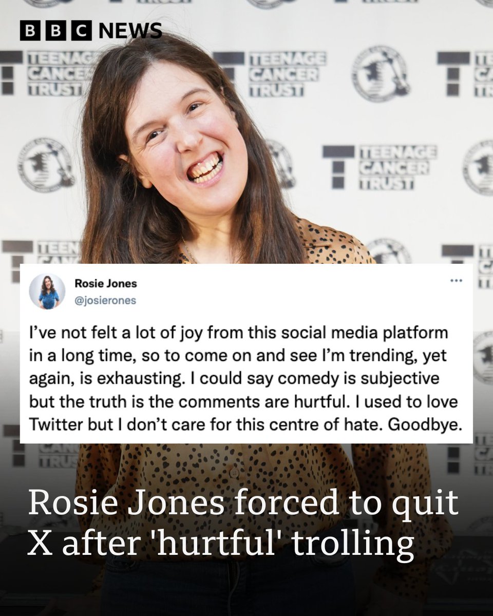 The East Yorkshire comedian says it's been 'a long time' since she got any joy from the site formerly known as Twitter.