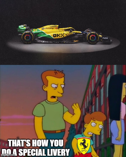 Mclaren never disappoints with special livery