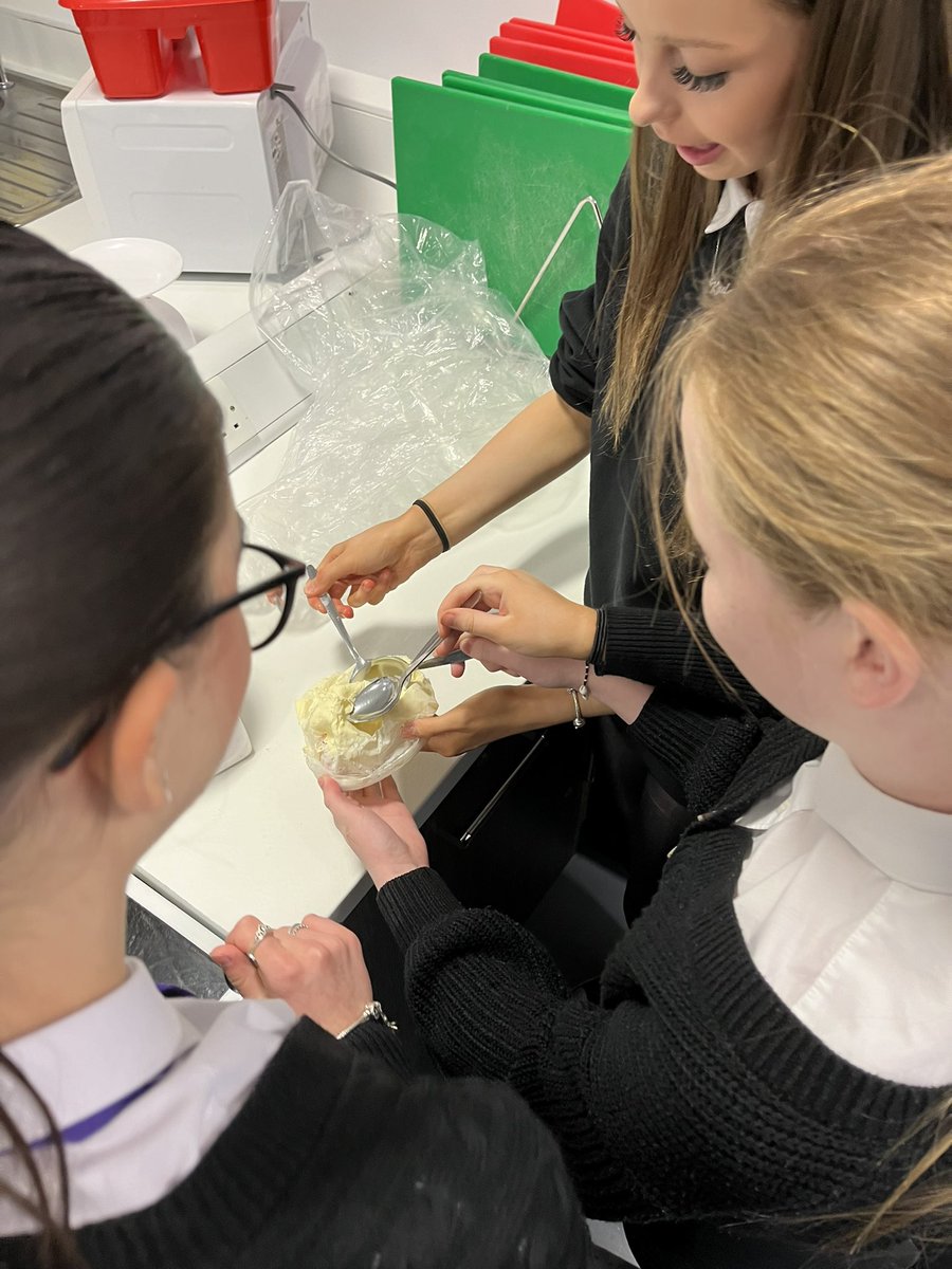 S3 enjoyed making ice cream in a bag today as part of their functional ingredients unit.🍦