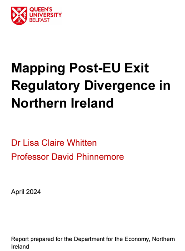 With Brexit, Northern Ireland's regulatory environment has become more complex. 

Here, for <a href="/Economy_NI/">Economy NI</a>, <a href="/LisaClaireWhit1/">Lisa Claire Whitten</a> and I explore that complexity and how to monitor regulatory developments within it.

economy-ni.gov.uk/publications/m…