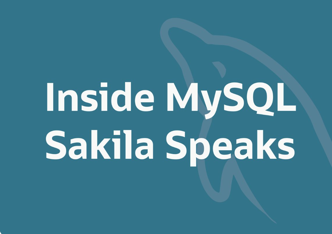 [Podcasts] Introducing MySQL Podcast series, Inside MySQL: Sakila Speaks. Covers all things MySQL, the latest news from the MySQL team, MySQL product updates, and insightful interviews with members of the MySQL Community. social.ora.cl/6012dsTpe #MySQL #MySQLCommunity