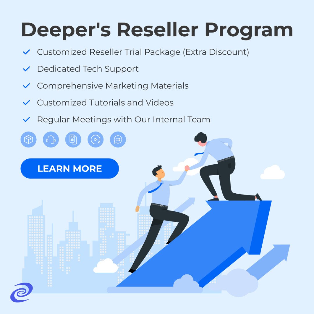 🤝 Start your own business as a Deeper Network #reseller! Provide enterprise-class security, #privacy & blockchain tech to the masses. Enjoy high-profit margins, tech support, marketing tools & more! Discounts up to 50%! Let us help your business grow! 🚀 shop.deeper.network/pages/become-a…