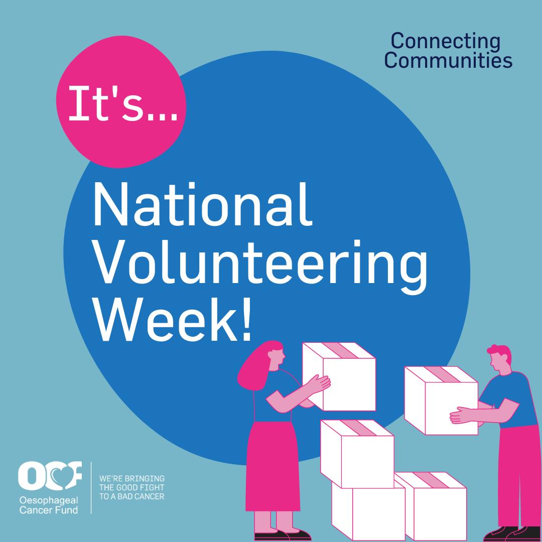 To mark #NationalVolunteeringWeek , we would like to give our thanks and gratitude to all our amazing volunteers who give their time and support us year in and out. Volunteers are a integral part of the OCF machine and our community. #OCFbyyourside #fightingcancer #UniquelyUs