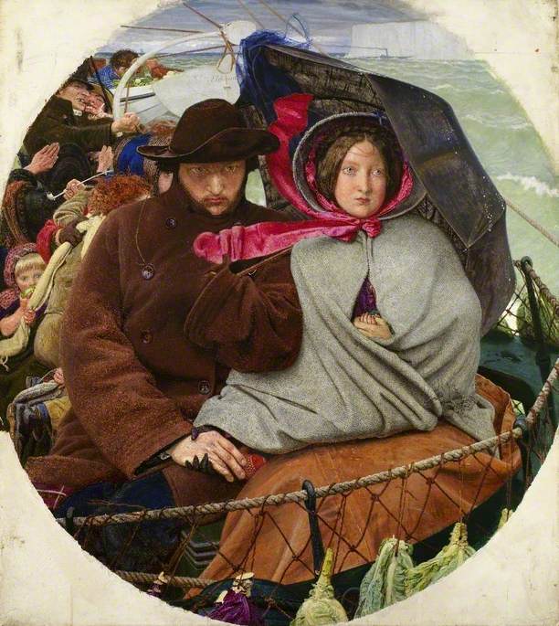 Who are these passengers? Where are they going? Is a storm coming? @ruth_millington discusses 'The Last of England' 👉 artuk.org/discover/stori… Check out the new @SuperpowerLook resource with @daleytvd too 👉 artuk.org/learn/learning… 🧑‍🎨 Ford Madox Brown (1821–1893) 📷 @BM_AG