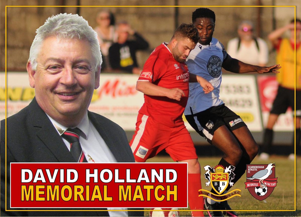 We are pleased to announce our annual match against Scarborough Athletic for the David Holland memorial trophy will be played at Queensgate on Saturday 6th July with a 3pm kick off.