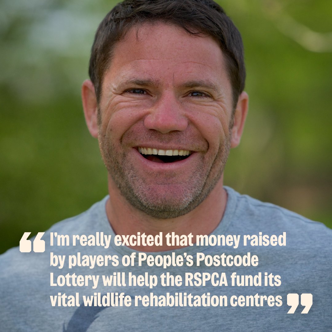 Join us and RSPCA Vice-President @SteveBackshall in saying a huge thank you to players of @PostcodeLottery who have raised an amazing £400,000 funding to support our wildlife centres. Discover how @PostcodeLottery players make a difference: bit.ly/3XZCxkU 📷 Adam White