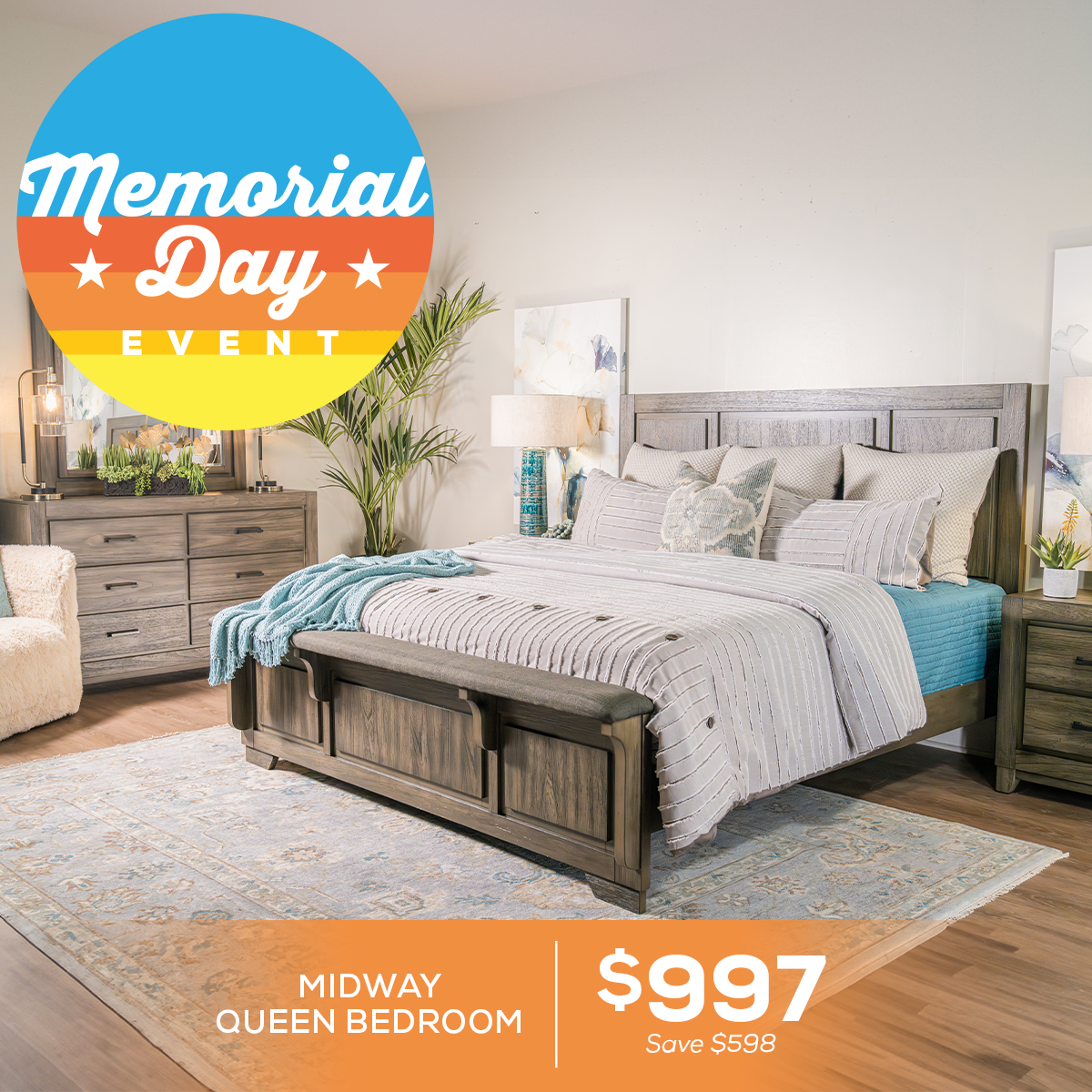 The Midway Queen Bedroom Set is your ticket to a warm and inviting retreat. Crafted with precision from durable rubberwood solids and Mindy veneers, this set offers long-lasting beauty and sophistication.
bobmillsfurniture.com/product/midway…
.
.
.
#BedroomFurniture #BobMills #InteriorDesign