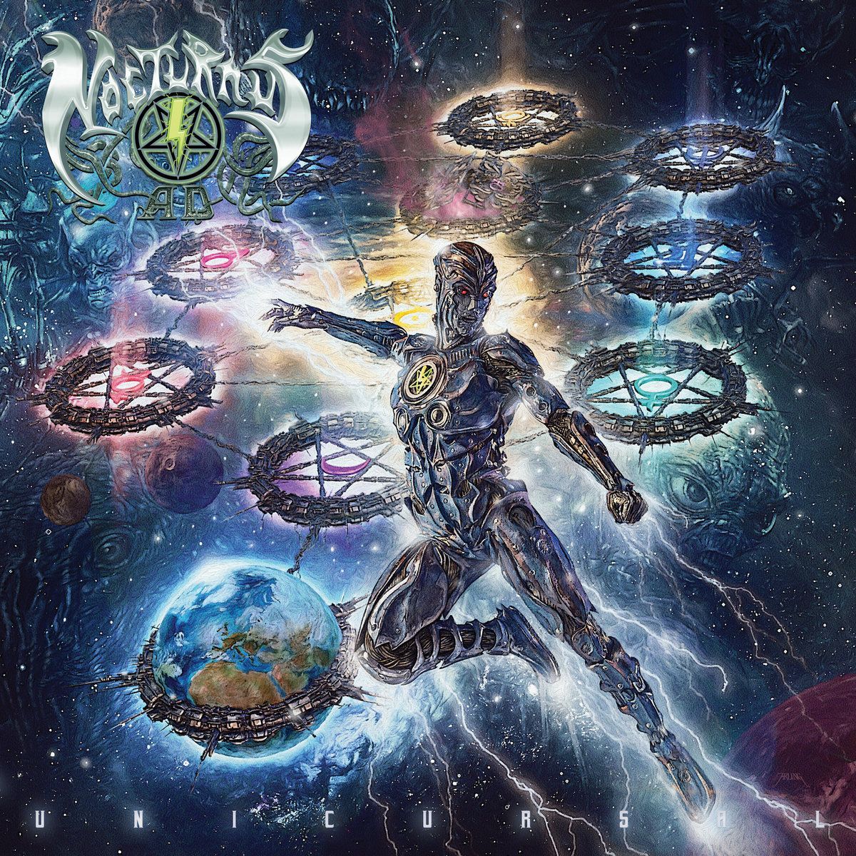 Technical Death Metal veterans NOCTURNUS AD released their new album 'Unicursal' on May 17, 2024 via Profound Lore Records. Which song is an absolute banger? #nocturnusad #unicursal #deathmetal #technicaldeathmetal #techdeath #brutaldeathmetal #metaltwitter #metal @profoundlore