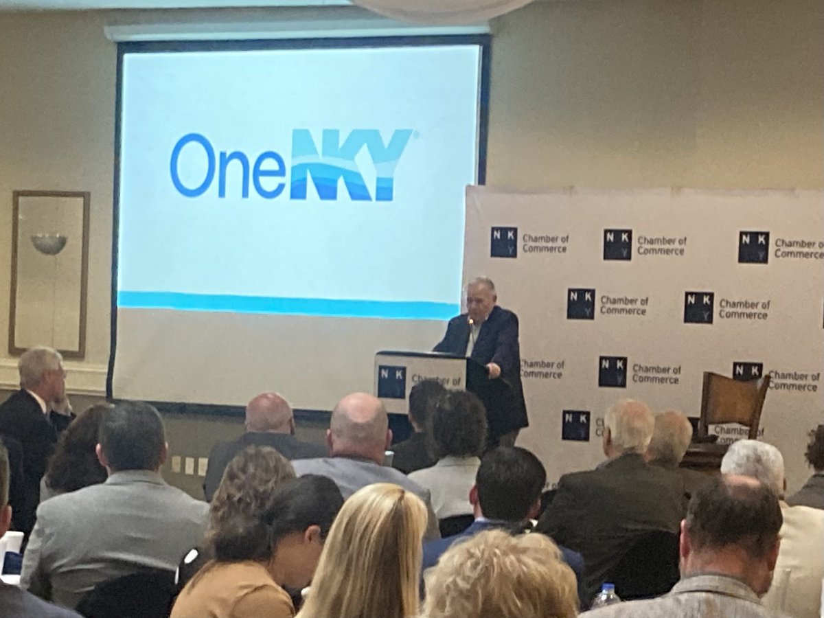 OneNKY_Alliance's tweet photo. Packed house this morning at the NKY Chamber of Commerce “Eggs ‘n Issues” to hear from Bill Butler, a charter board member of the OneNKY Alliance. Mr. Butler has spent his life building #OneNKY in so many ways! https://t.co/xK4lt8jhmD