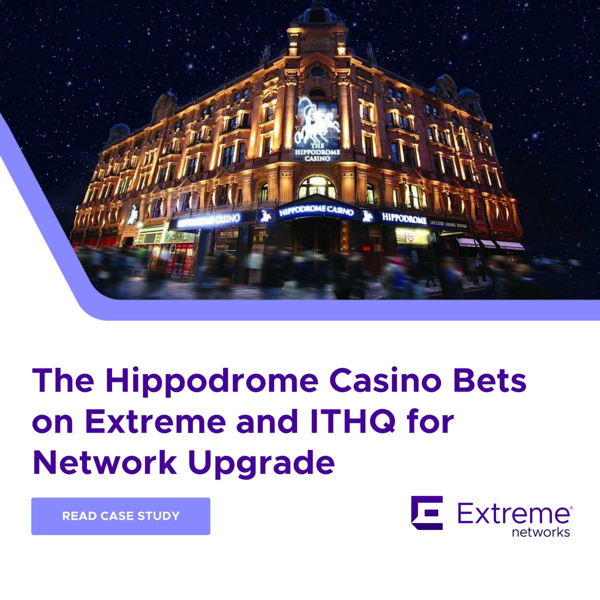 Security and guest experiences are key to casino operations. That’s why the @HippodromeLDN turned to Extreme's #cloud, #WiFi6E, and #analytics solutions to improve network performance and streamline operations across its facility. Learn more: extremenetworks.com/resources/case…