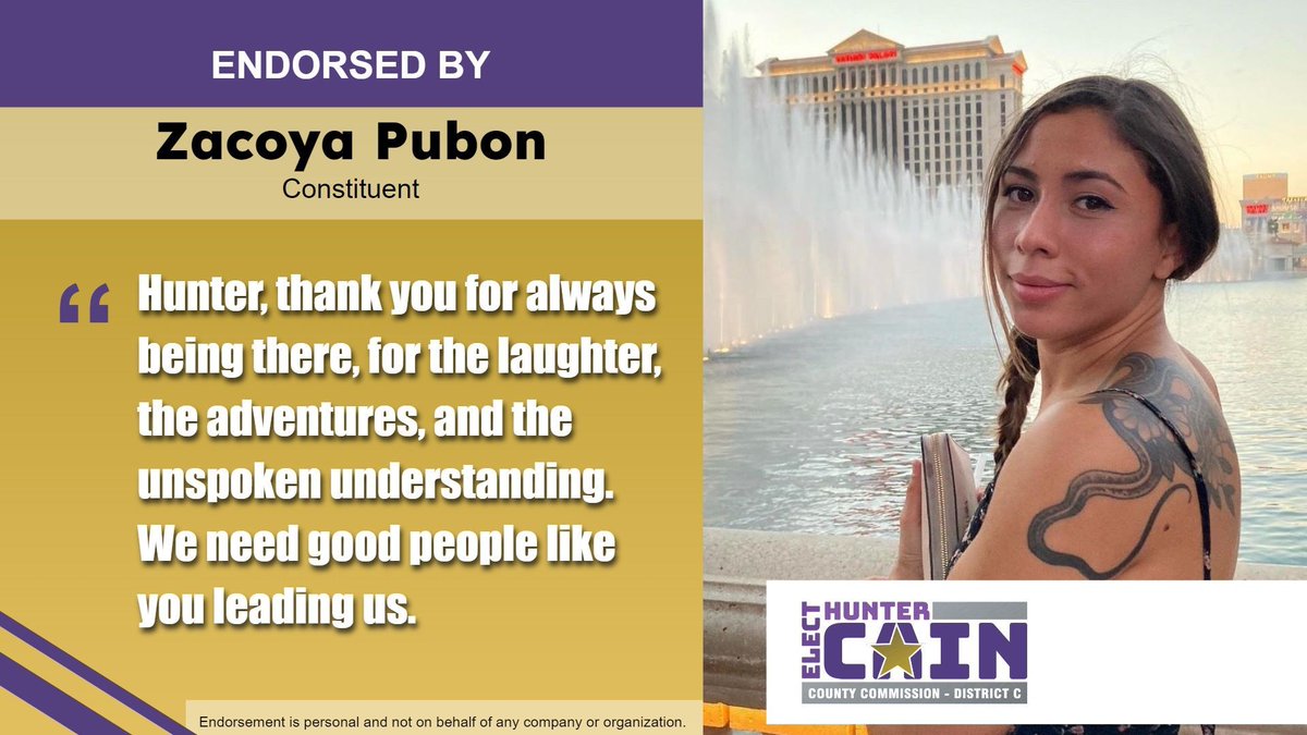 ElectHunterCain's tweet photo. Zacoya, I appreciate your faith in my ability to guide and infuse "joy" into the political landscape. #Leadership #FunInPolitics https://t.co/vbtbJQ3GcB